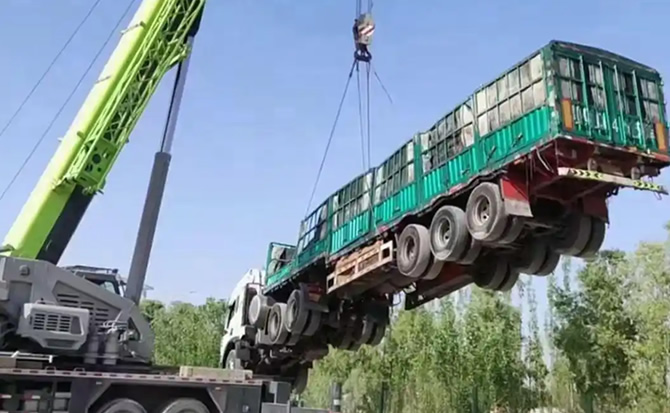 莒南道路脱困救援案例